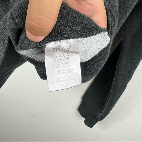 Aritzia Gray Hoodie with Pink Design - Picture 13 of 13